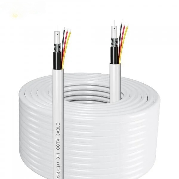 CCTV Cable 3+1 Coaxial for Video, Power and Audio Communication with Excellent Coating CCTV Cable 3+1 Coaxial for Video, Power and Audio Communication with Excellent Coating