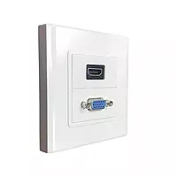Face Plate, Single/Dual Port Wall Mount Network Socket for RJ45 Ethernet, LAN, and Data Cabling Face Plate, Single/Dual Port Wall Mount Network Socket for RJ45 Ethernet, LAN, and Data Cabling