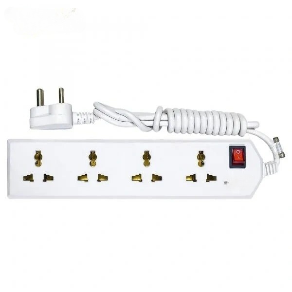 Spike 4+1 Way | International Socket with Single Switch | 4 Way Extension Board  Extension Cord | Multi Plug Socket for Home Wall, Office 