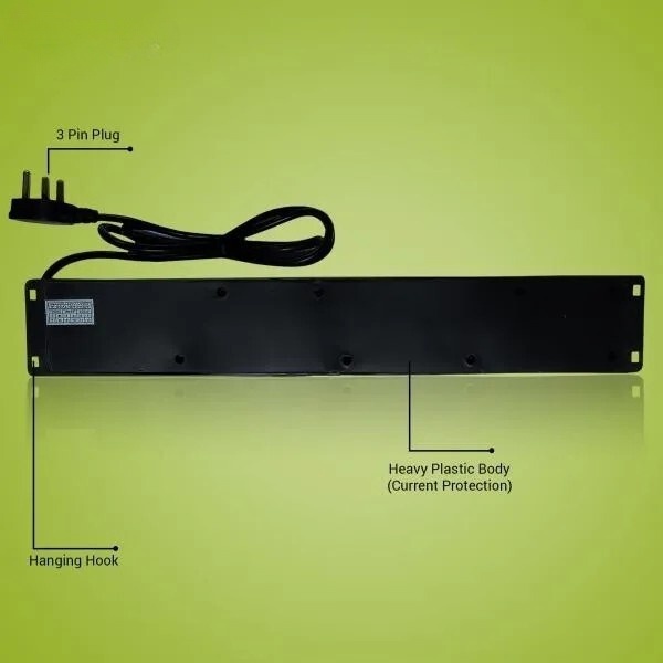 Spike 6+1 Way | Extension Board/Cord, Multi Socket Spike Guard