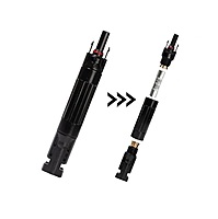 MC-4 in-Line Fuse Connector without Fuse ( Pack of  1)