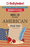 IGNOU MEG-18 - American Poetry, Latest Help Book Edition