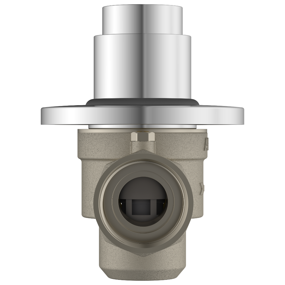 Round Forged Brass Metropole Flush Valve