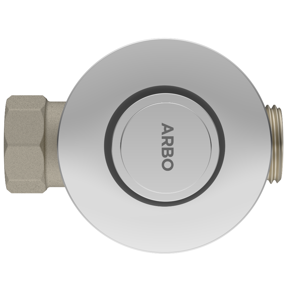 Round Forged Brass Metropole Flush Valve
