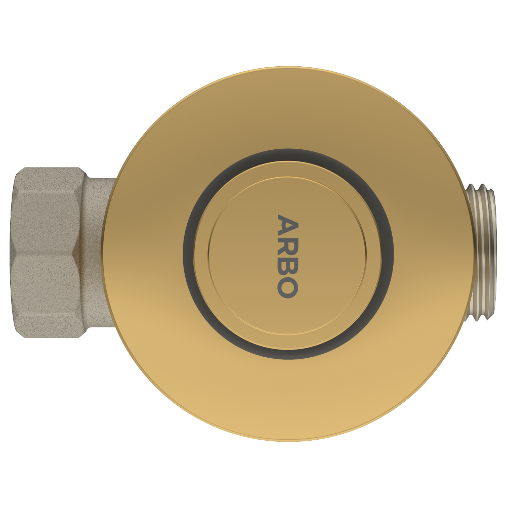 Round Forged Brass Metropole Flush Valve
