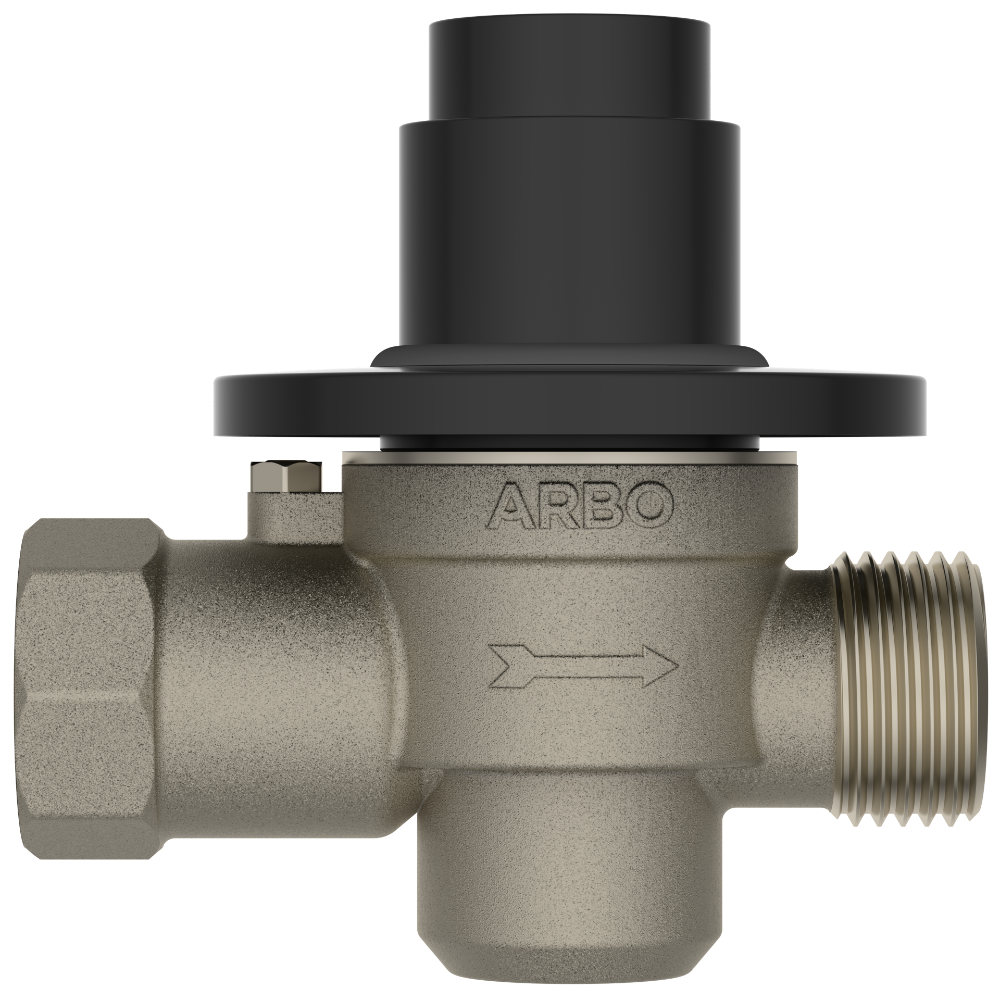 Round Forged Brass Metropole Flush Valve