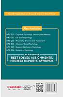 IGNOU MPC-02 - Life Span Psychology, Latest Help Book Edition
