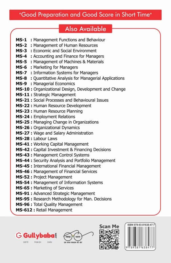 IGNOU MS-45 - International Financial Management, Latest Help Book Edition