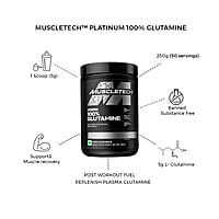 MUSCLE TECH ESSENTIAL SERIES PLATINUM 100% GLUTAMINE