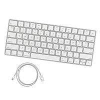 Apple Magic Wireless Keyboard | A1644 | US English | Silver/ white | for Mac with macOS Apple Magic Wireless Keyboard | A1644 | US English | Silver/ white | for Mac with macOS