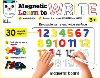 Magnetic - Learn to Write Number and Cap