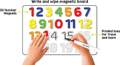 Magnetic - Learn to Write Number and Cap