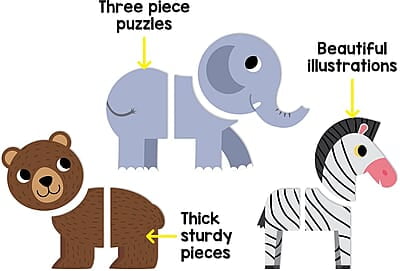 Magnetic Puzzle - Jungle Animals Magnetic Puzzle - Jungle Animals