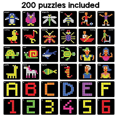 Magnetic Puzzles - Squares Magnetic Puzzles - Squares