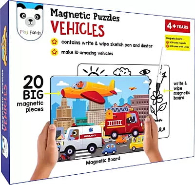 Magnetic Puzzles - Vehicles Magnetic Puzzles - Vehicles