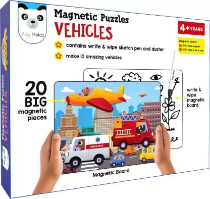 Magnetic Puzzles - Vehicles Magnetic Puzzles - Vehicles