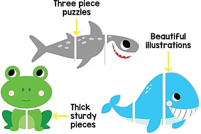 Magnetic Puzzles Aquatic Animals Magnetic Puzzles Aquatic Animals