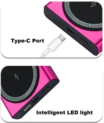 Champion 10000mAh Magnetic Wireless Power Bank – PD Fast Charging for iPhone & Android Champion 10000mAh Magnetic Wireless Power Bank – PD Fast Charging for iPhone & Android