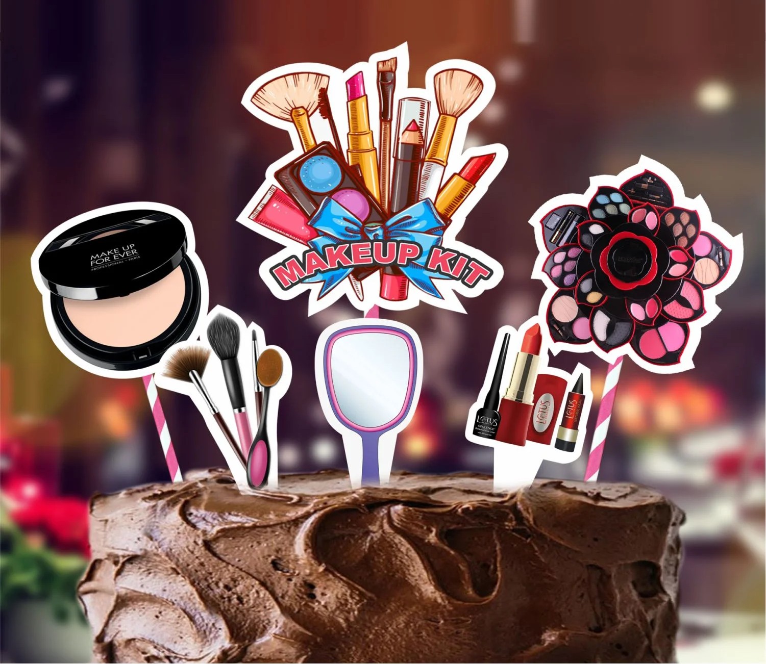 Makeup Decora Theme Topper Makeup Decora Theme Topper