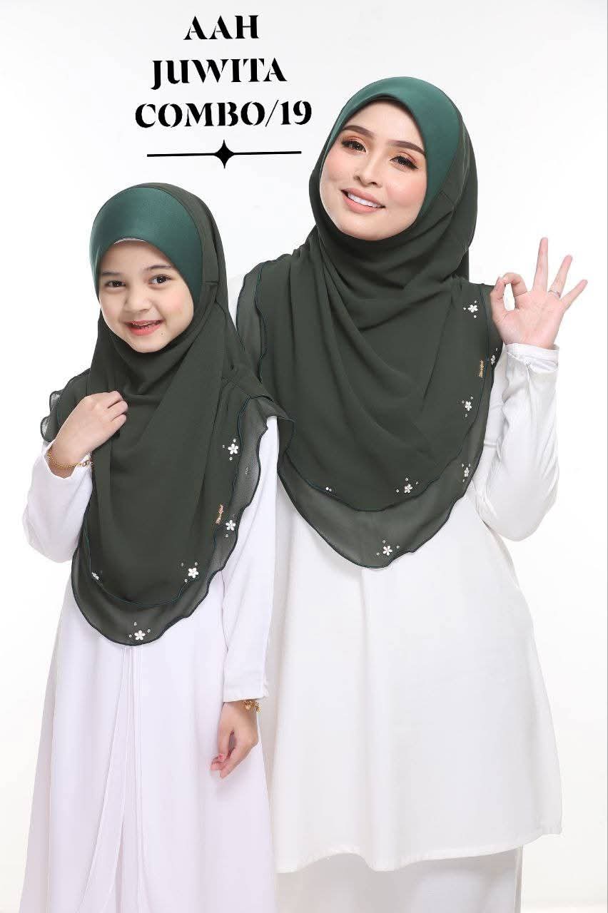 Malaysian Kids 2 layer Chiffon Instant Makhana