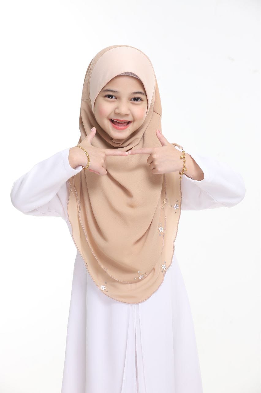 Malaysian Kids 2 layer Chiffon Instant Makhana