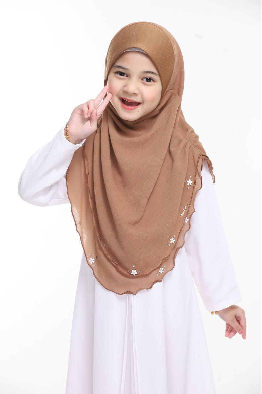 Malaysian Kids 2 layer Chiffon Instant Makhana