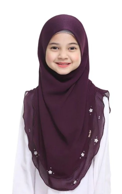 Malaysian Kids 2 layer Chiffon Instant Makhana