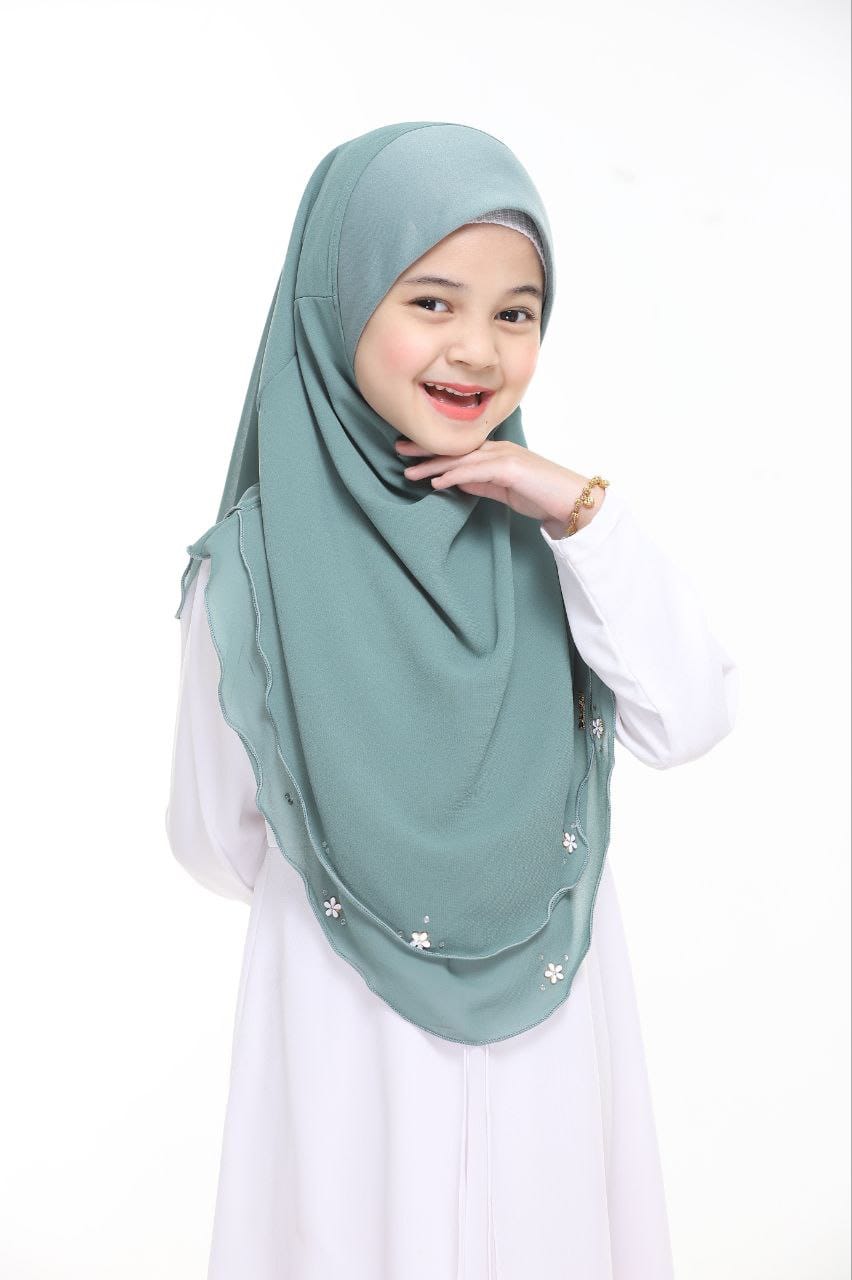 Malaysian Kids 2 layer Chiffon Instant Makhana