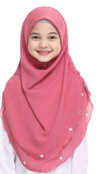 Malaysian Kids 2 layer Chiffon Instant Makhana