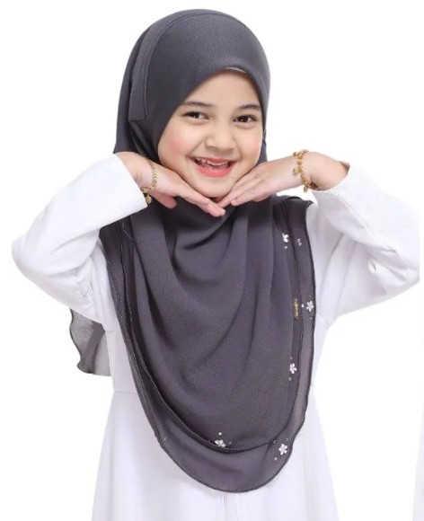 Malaysian Kids 2 layer Chiffon Instant Makhana