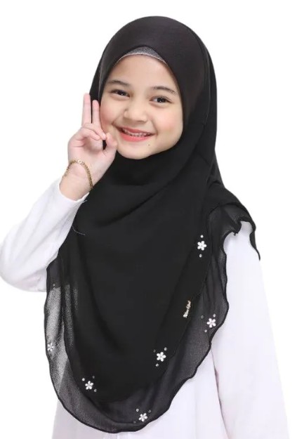 Malaysian Kids 2 layer Chiffon Instant Makhana