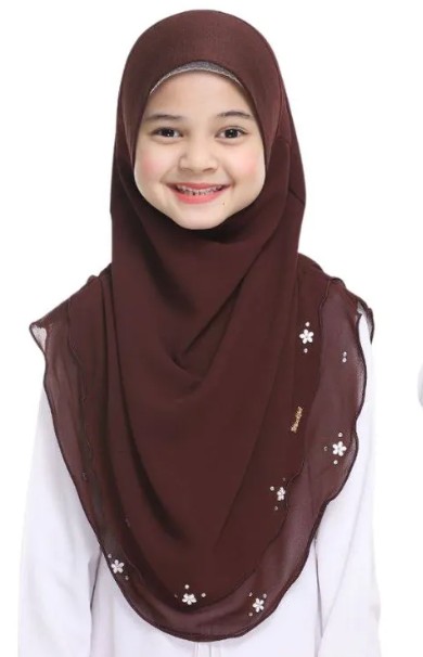 Malaysian Kids 2 layer Chiffon Instant Makhana