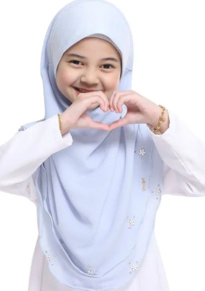 Malaysian Kids 2 layer Chiffon Instant Makhana