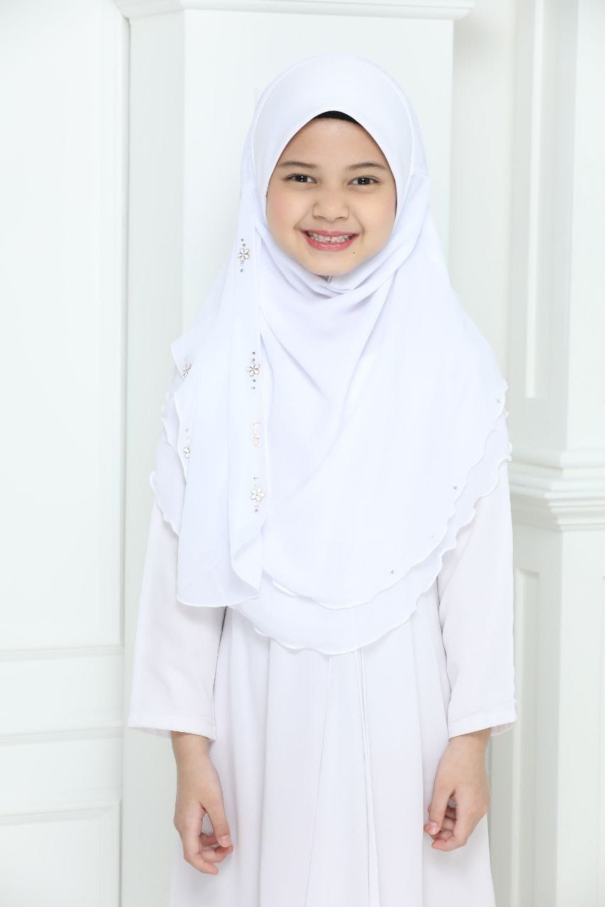 Malaysian Kids 2 layer Chiffon Instant Makhana