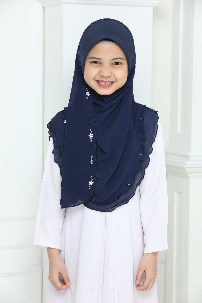 Malaysian Kids 2 layer Chiffon Instant Makhana