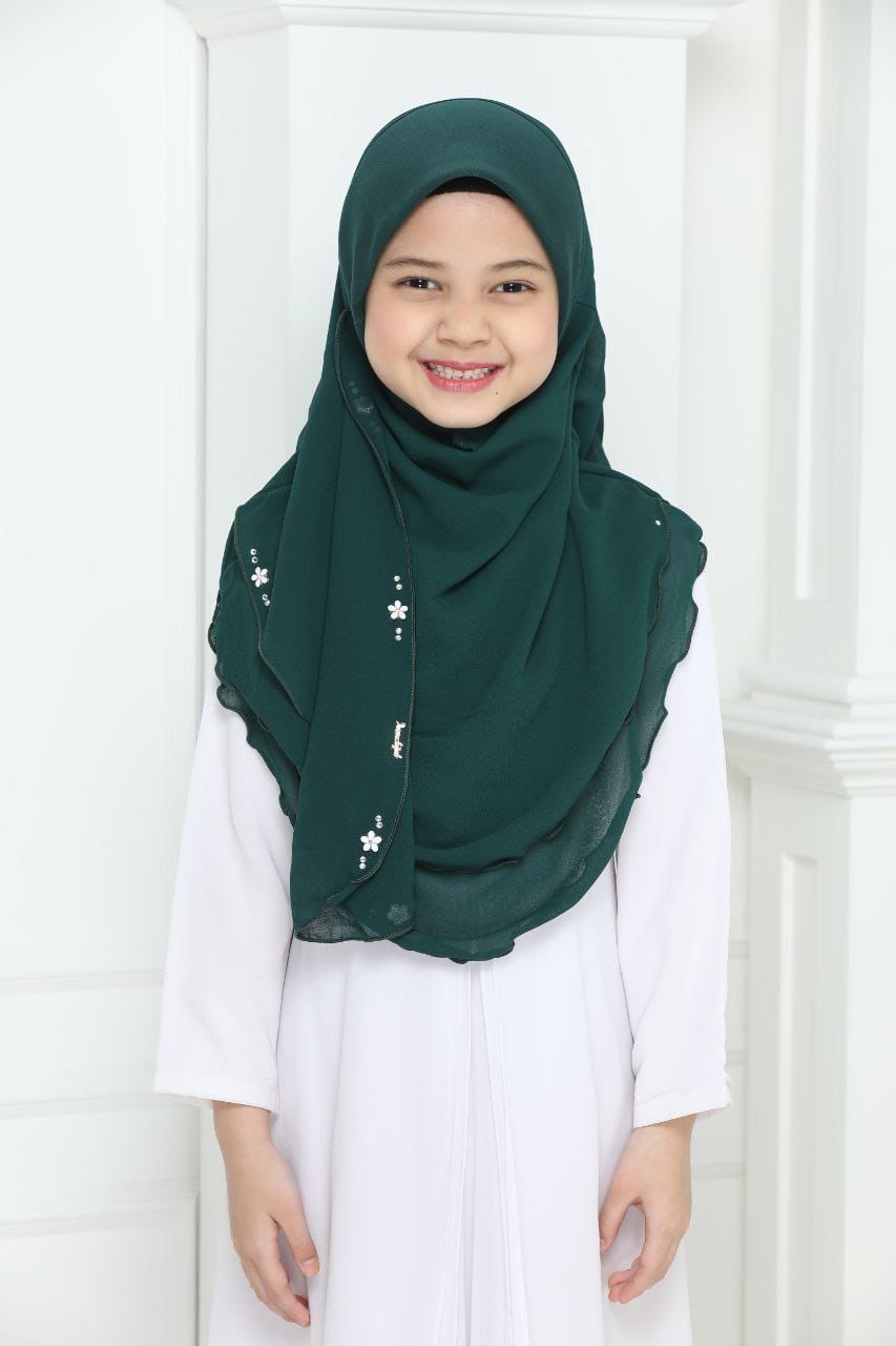 Malaysian Kids 2 layer Chiffon Instant Makhana