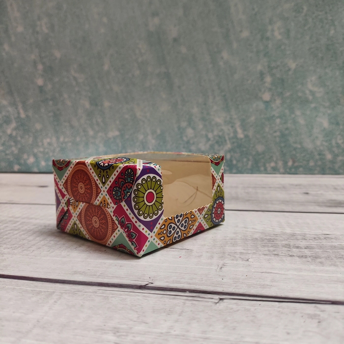 Mandala 1 Brownie/Cookie Box - 3*3*1.75 Inch Mandala 1 Brownie/Cookie Box - 3*3*1.75 Inch