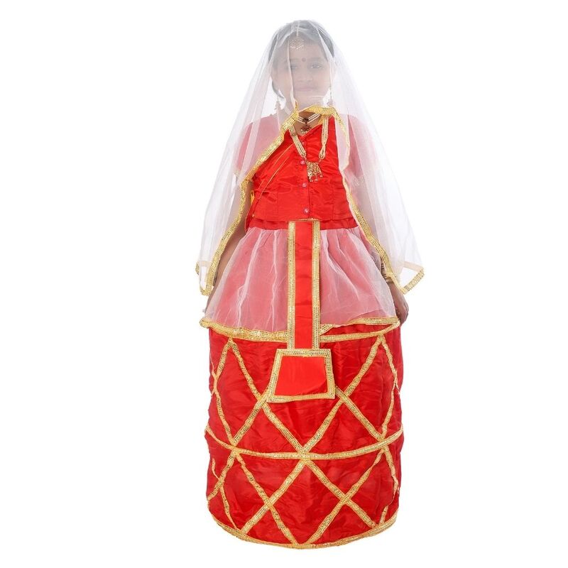Manipuri Dance Fancy Dress Costume Manipuri Dance Fancy Dress Costume