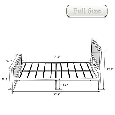 Vikinterio Platform Bed Vikinterio Platform Bed