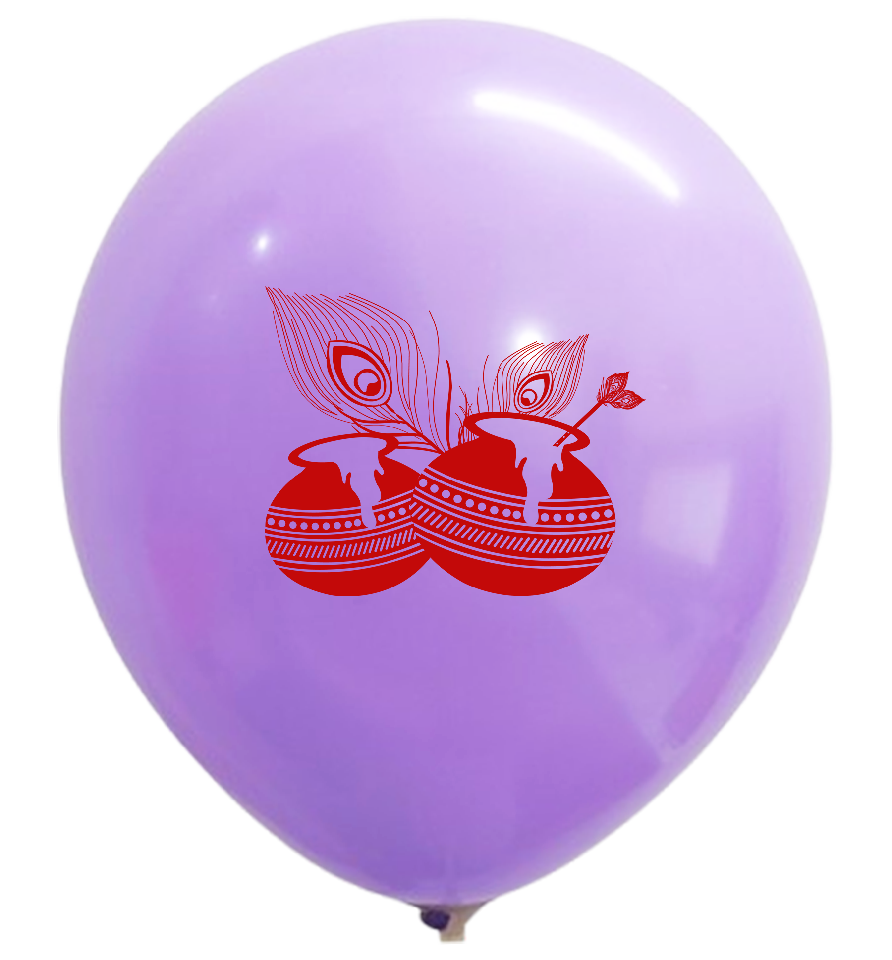 Radhe Radhe Printed balloons for Krishna Janmashtami / Kishna Birthday balloons Decorations for Janmashtami Celebration pack of 30