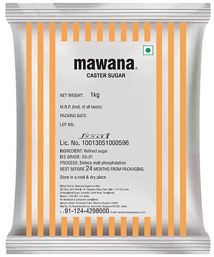 Mawana Castor Sugar Classic 1 Kg Mawana Castor Sugar Classic 1 Kg