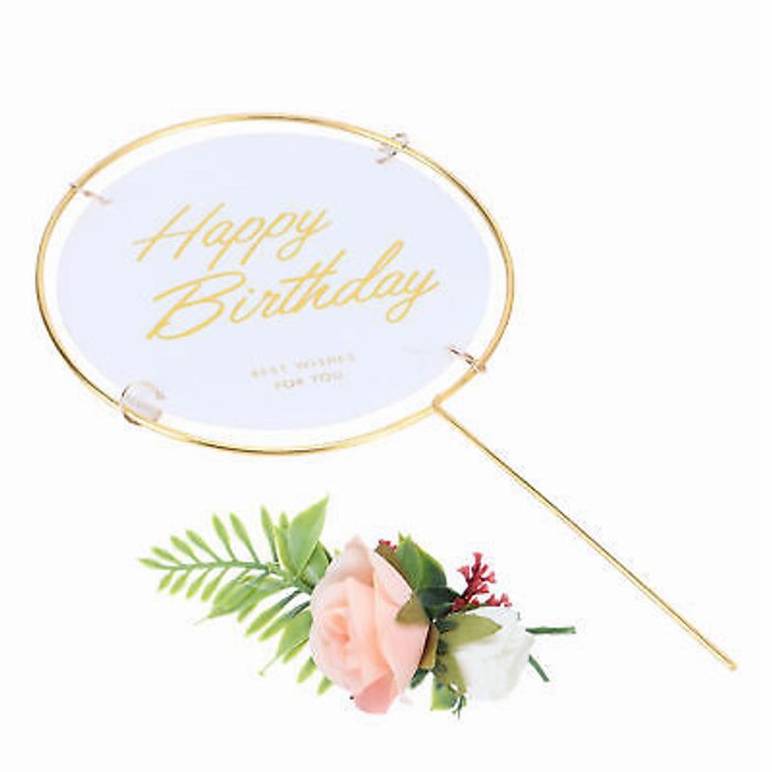 Metal Topper Happy Birthday Metal Topper Happy Birthday