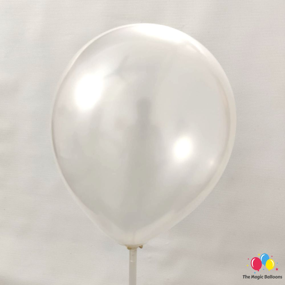 The Magic Balloons Store- Plain Multicolor Metallic/Latex Balloon Pack of 80pcs For Birthday, Baby Shower, Photoshoot, Festivals, Theme Party Decoration- 181534