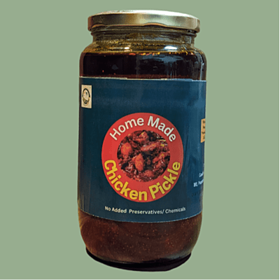 1kg Home Made Chicken Pickle with Cold Pressed Gingelly Oil 1kg Home Made Chicken Pickle with Cold Pressed Gingelly Oil