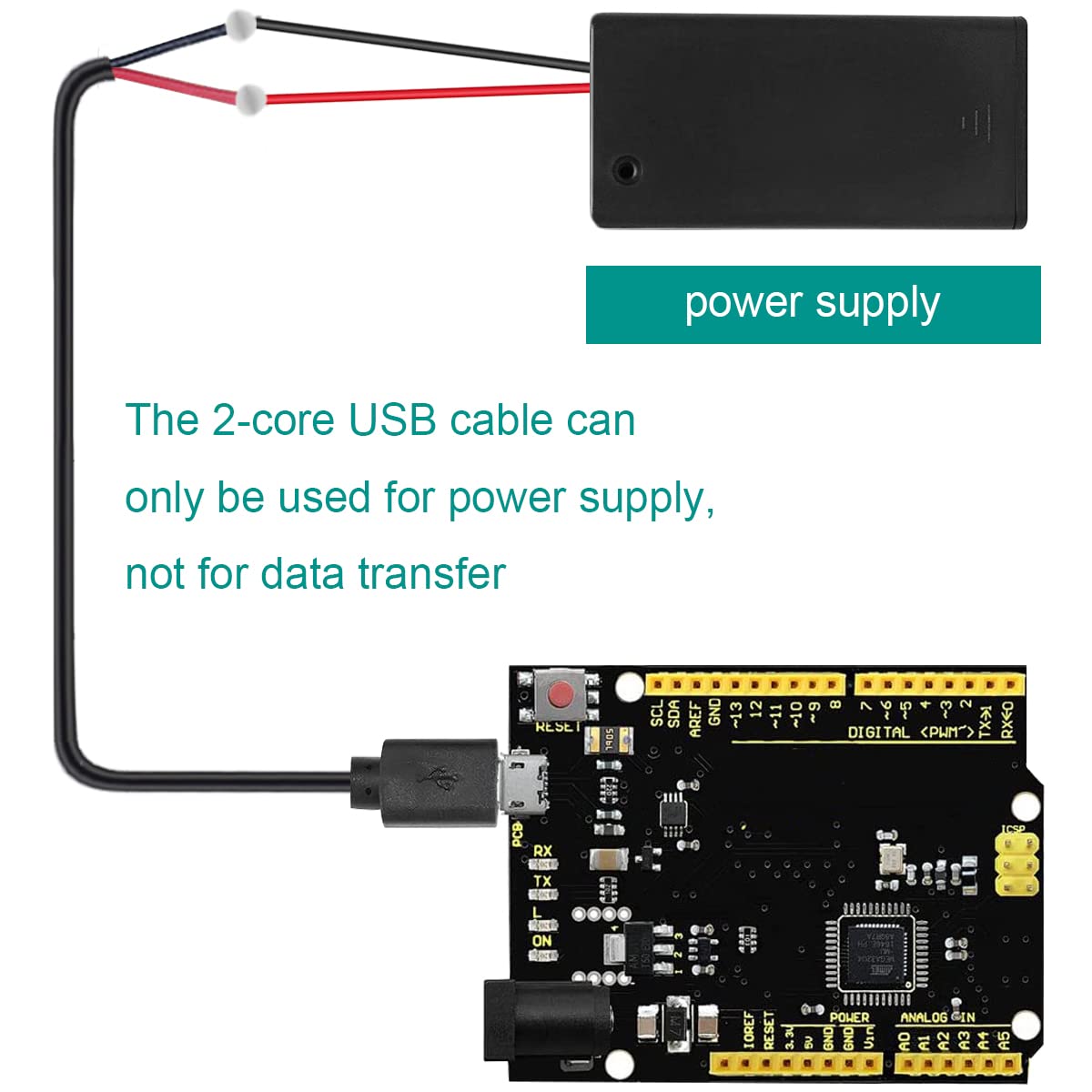 Micro USB Male Jack to 2 x Bare Wire Open End ,Power Supply and Charging Extension ,Pigtail Cable Micro USB Male Jack to 2 x Bare Wire Open End ,Power Supply and Charging Extension ,Pigtail Cable
