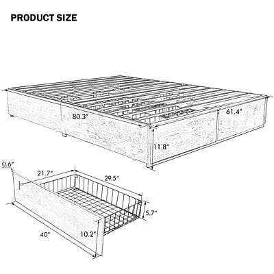 Storage bed Storage bed