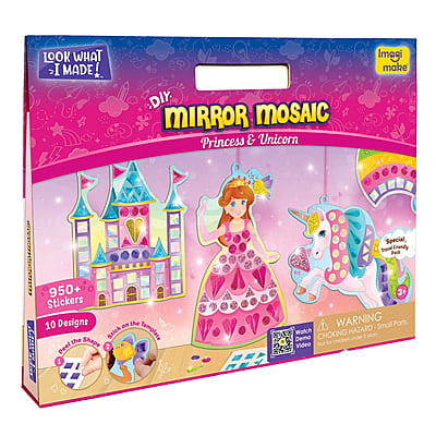 Mirror Mosaic Princess & Unicorn Mirror Mosaic Princess & Unicorn