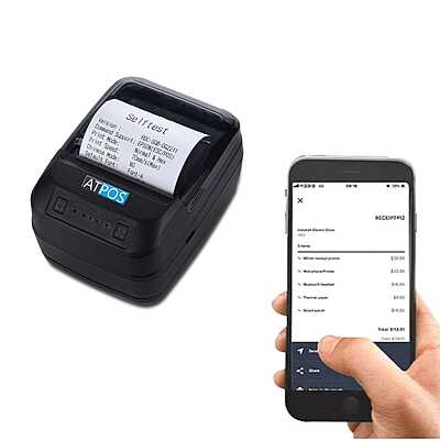 Atpos HL450 58mm Portable Thermal Receipt Printer | Bluetooth | Rechargeable Atpos HL450 58mm Portable Thermal Receipt Printer | Bluetooth | Rechargeable