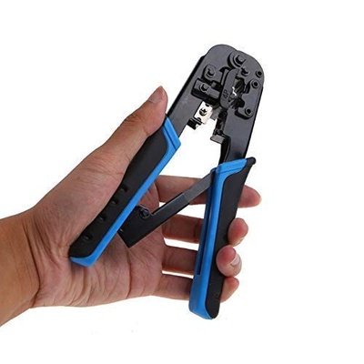 Dual Modular Crimping Tool For Network Cable Cutting Stripping/ Crimping for RJ11 8P/6P/4P /CAT5/CAT5e/CAT6/CAT6A Cables Dual Modular Crimping Tool For Network Cable Cutting Stripping/ Crimping for RJ11 8P/6P/4P /CAT5/CAT5e/CAT6/CAT6A Cables