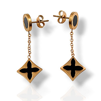 Anti-Tarnish Mold Plus Drop Earrings Anti-Tarnish Mold Plus Drop Earrings